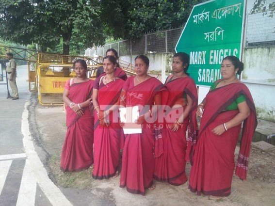 Tripura ASHA Facilitators agitate, allege deprivations under Tripura Govt